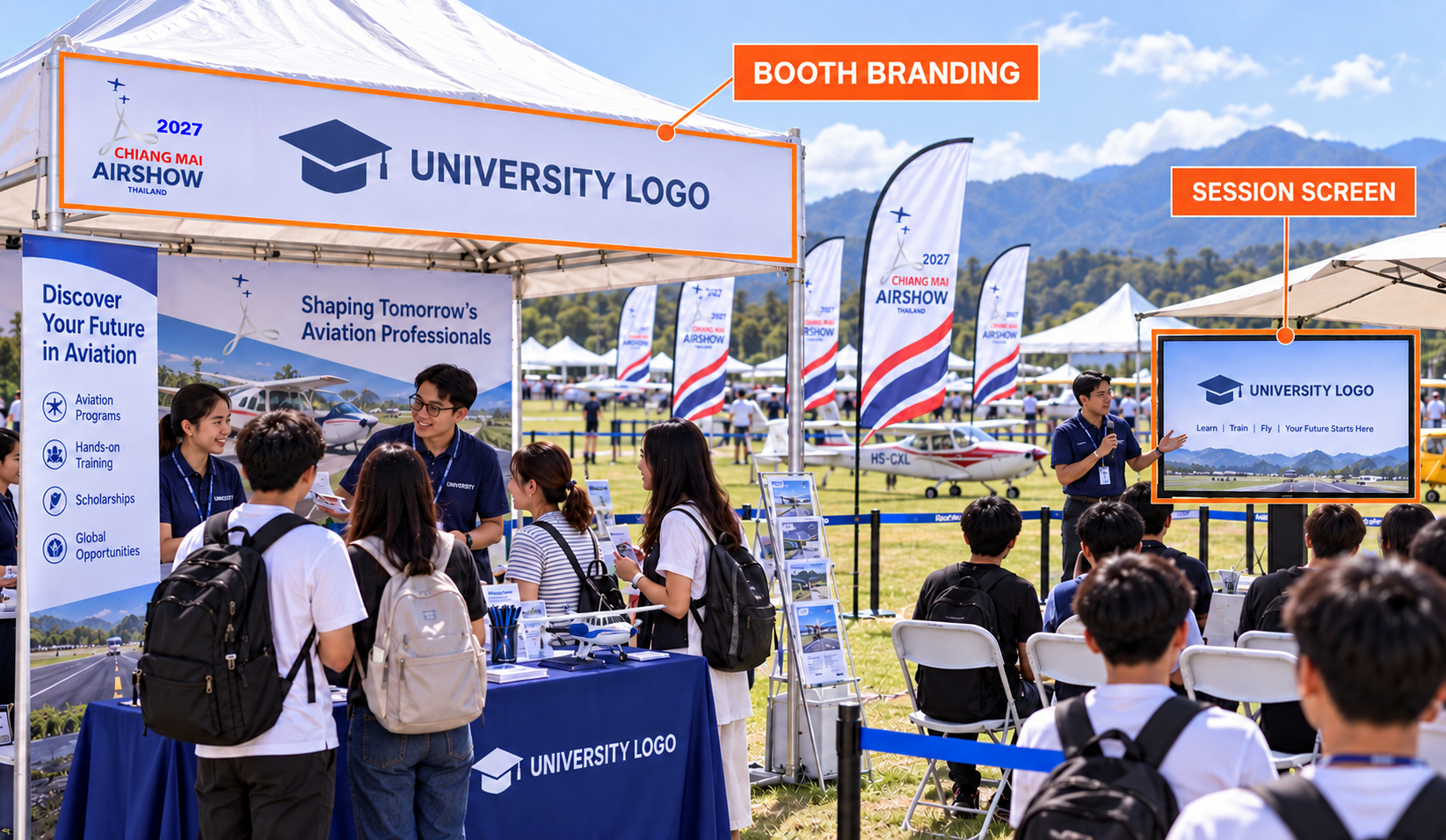 Sponsor placement: universities